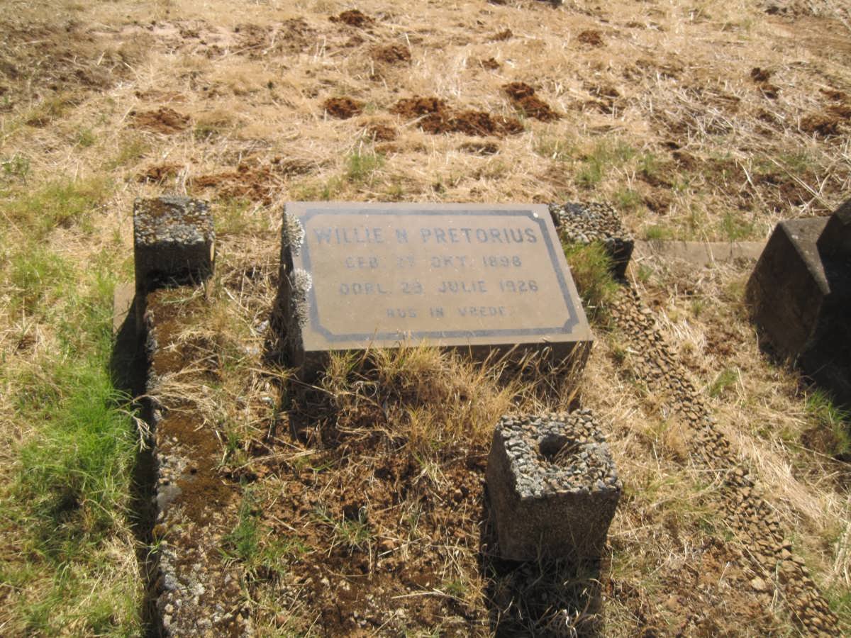 PRETORIUS Willie N. 1898-1926