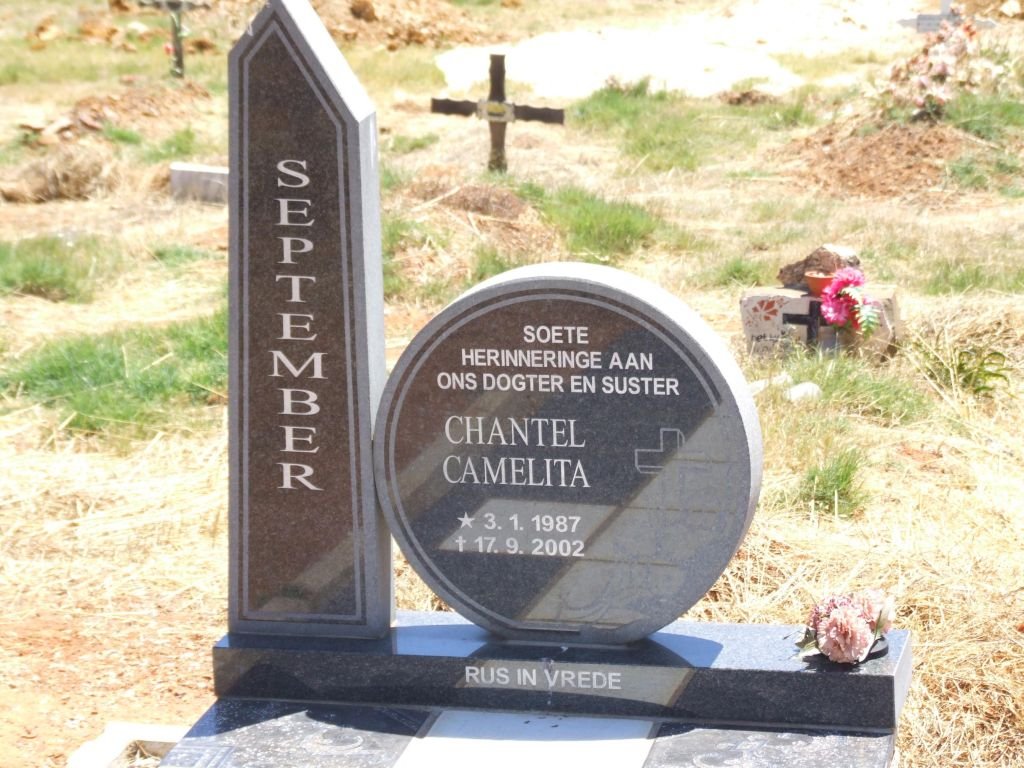 SEPTEMBER Chantel Camelita 1987-2002