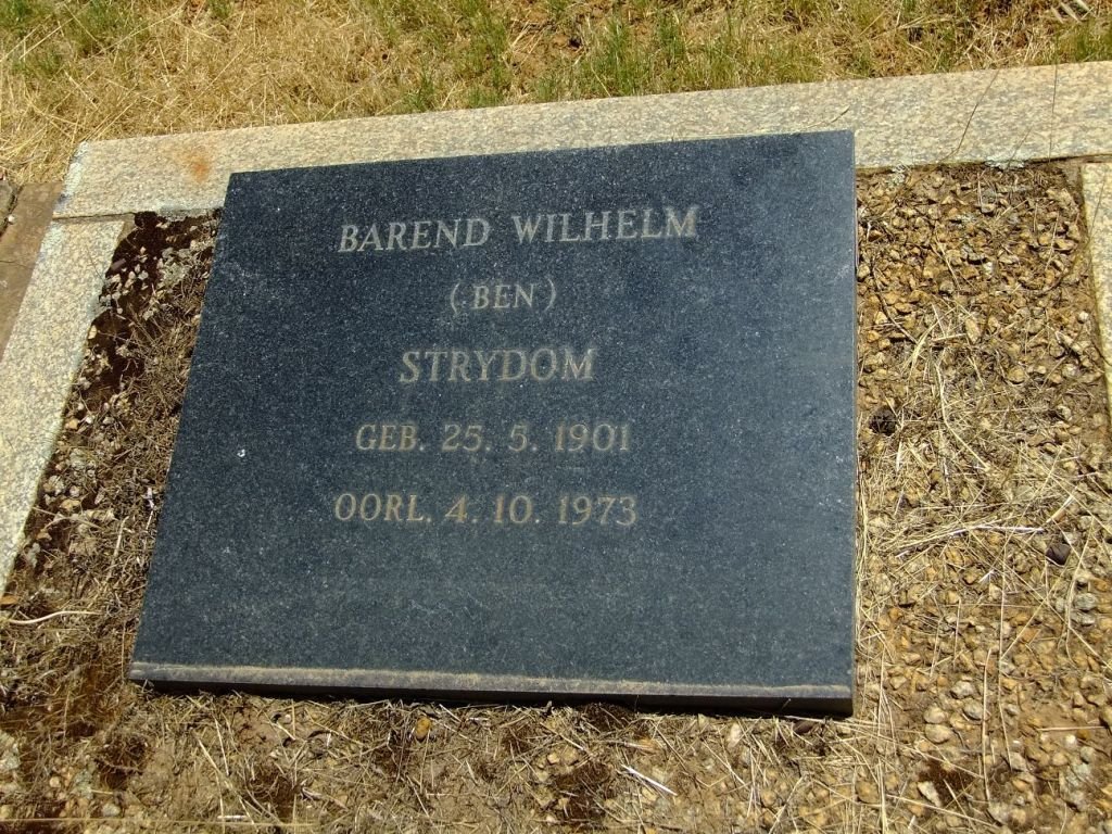 STRYDOM Barend Wilhelm 1901-1973