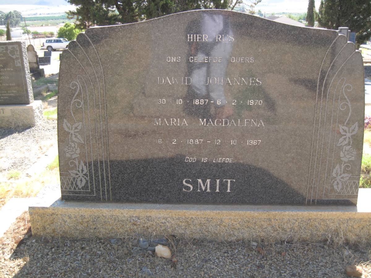 SMIT Dawid Johannes 1887-1970 &amp; Maria Magdalena 1887-1967