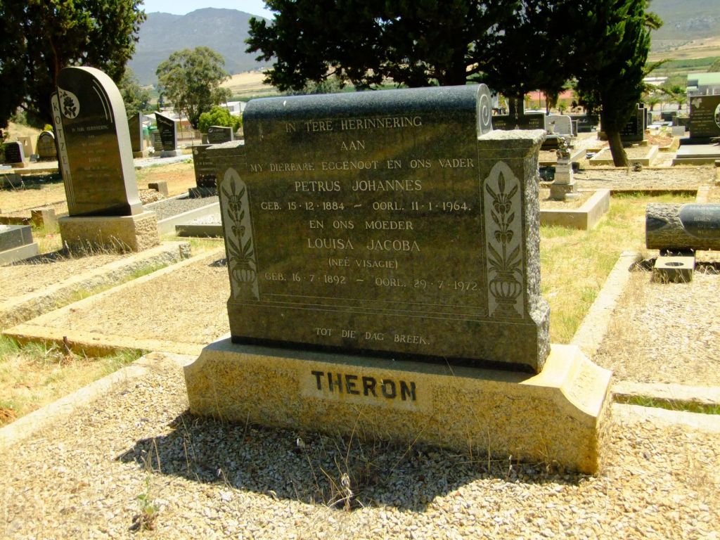 THERON Petrus Johannes 1884-1964 &amp; Louisa Jacoba VISAGIE 1892-1972