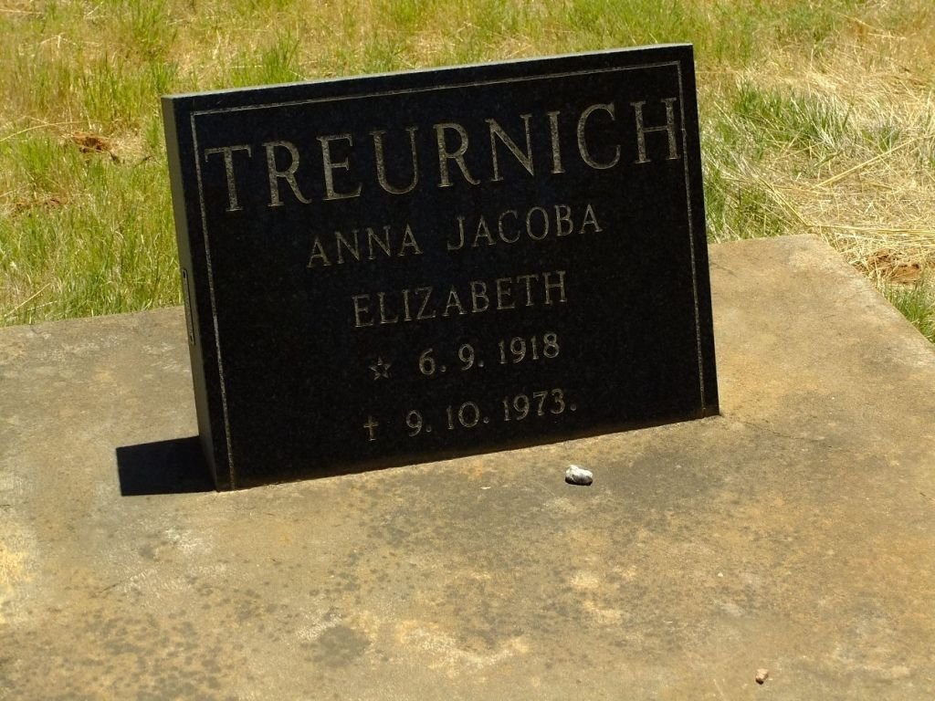 TREURNICH Anna Jacoba Elizabeth 1918-1973