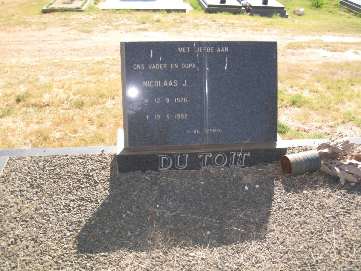 TOIT Nicolaas J., du 1926-1992