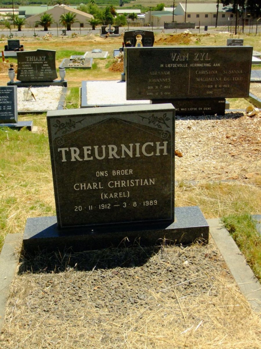 TREURNICH Charl Christian 1912-1989