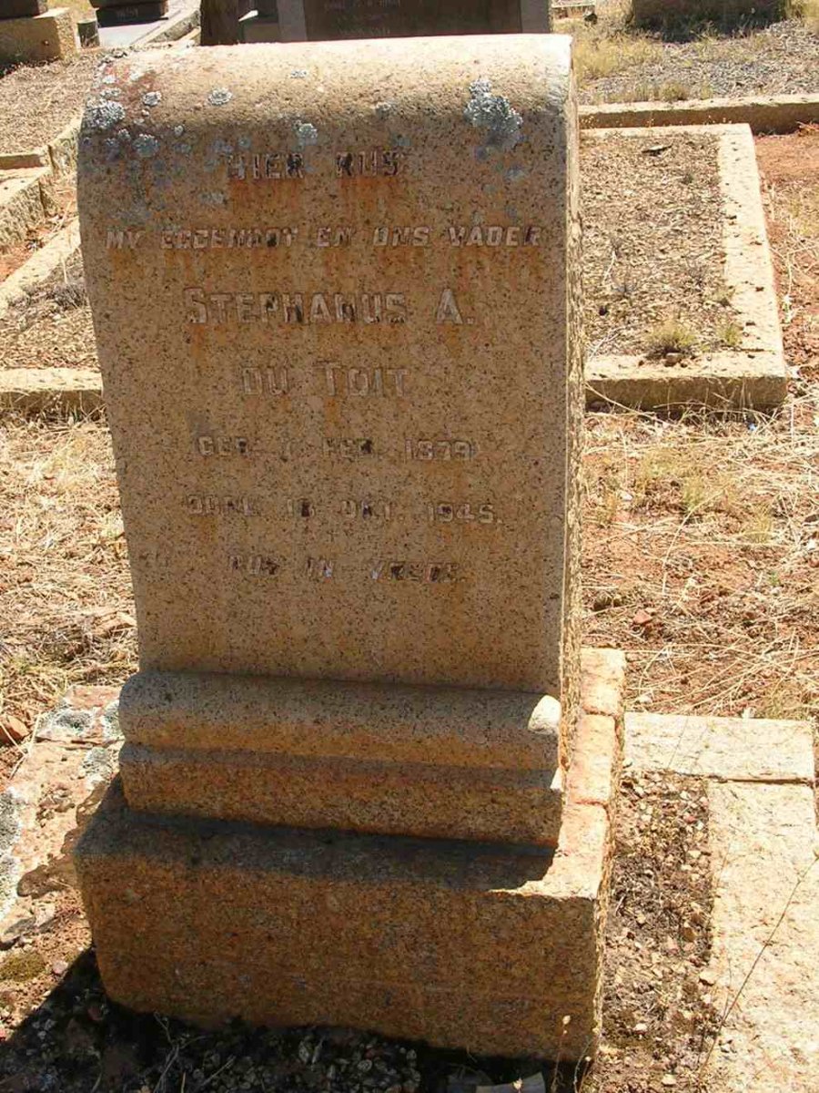 TOIT Stephanus A., du 1879-1945