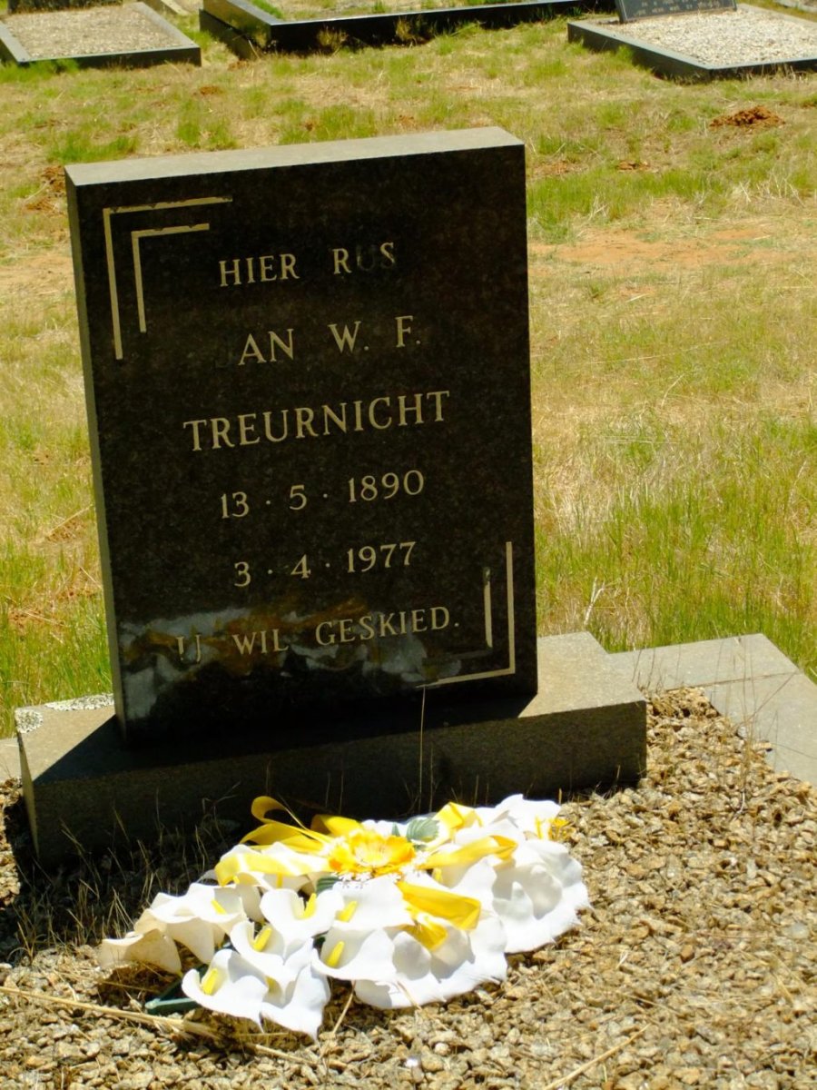 TREURNICHT Jan W.F. 1890-1977