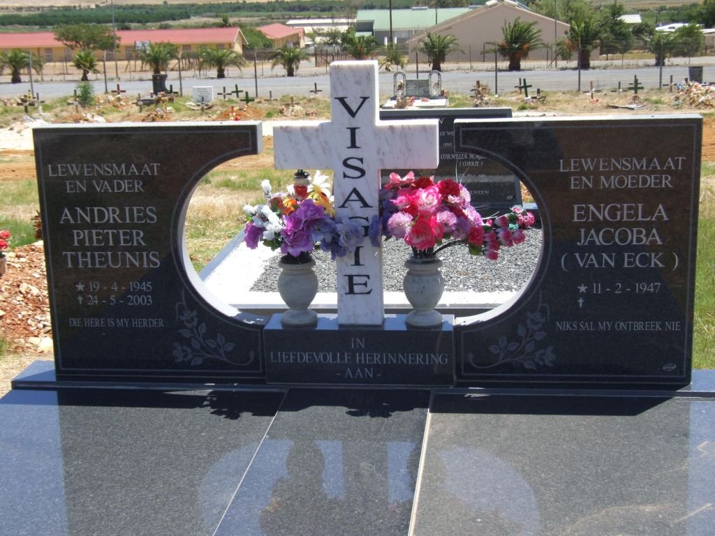 VISAGIE Andries Petrus Theunis 1945-2003 &amp; Engela Jacoba VAN ECK 1947-
