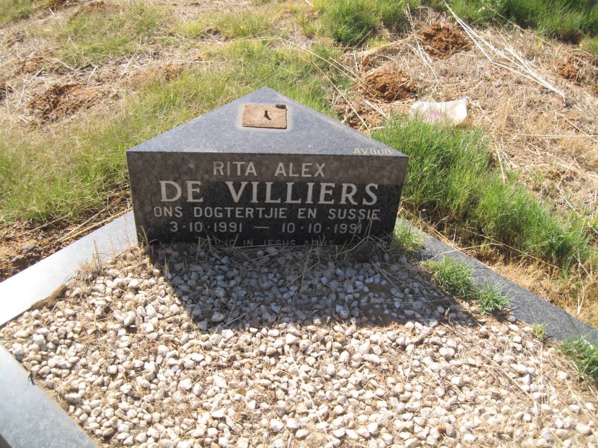 VILLIERS Rita Alex, de 1991-1991