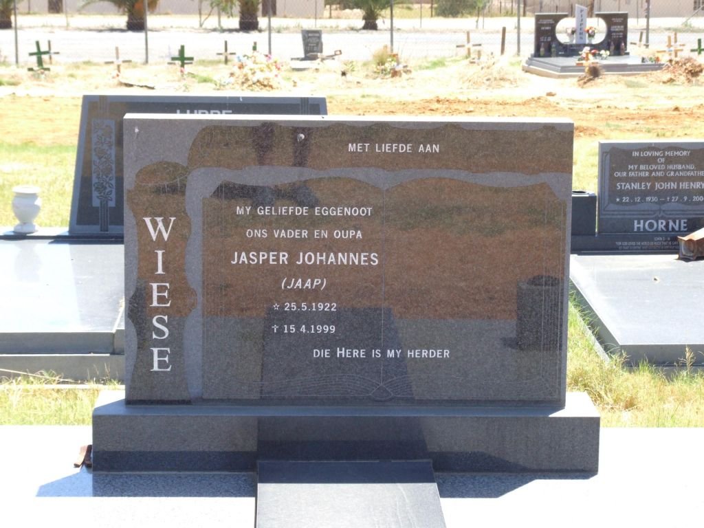 WIESE Jasper Johannes 1922-1999