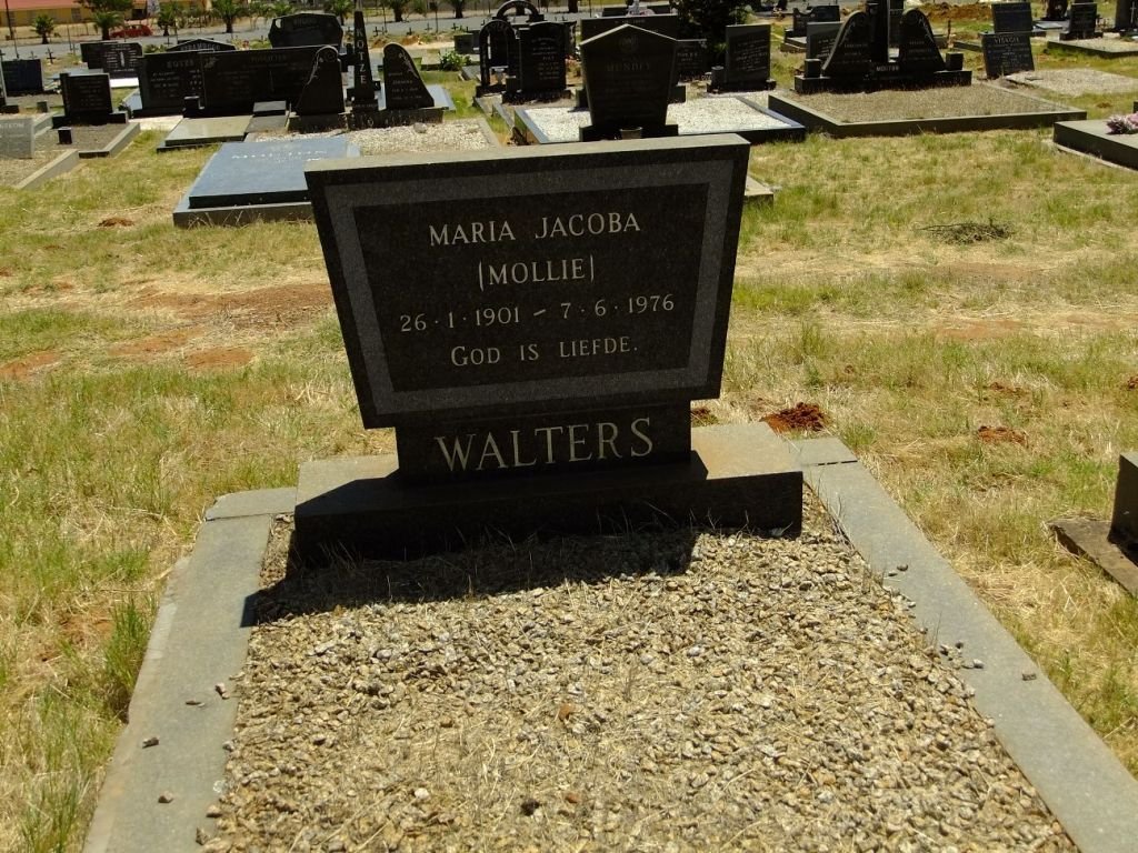 WALTERS Maria Jacoba 1901-1976