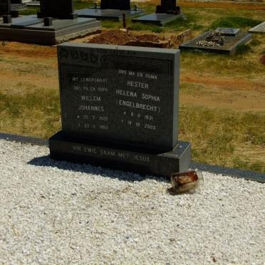 ? Willem Johannes 1925-1993 &amp; Hester Helena Sophia ENGELBRECHT 1931-2003