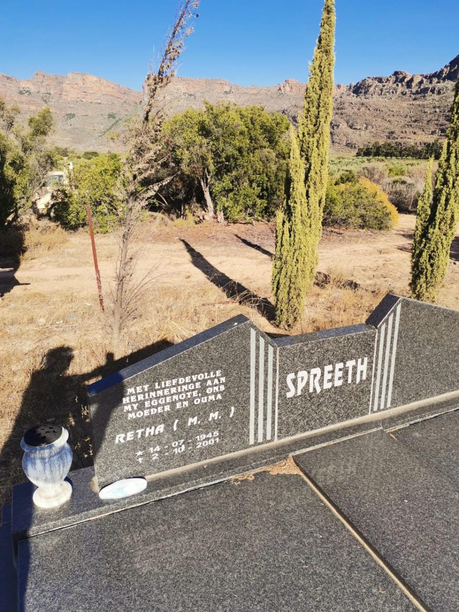SPREETH  M.M. 1945-2001
