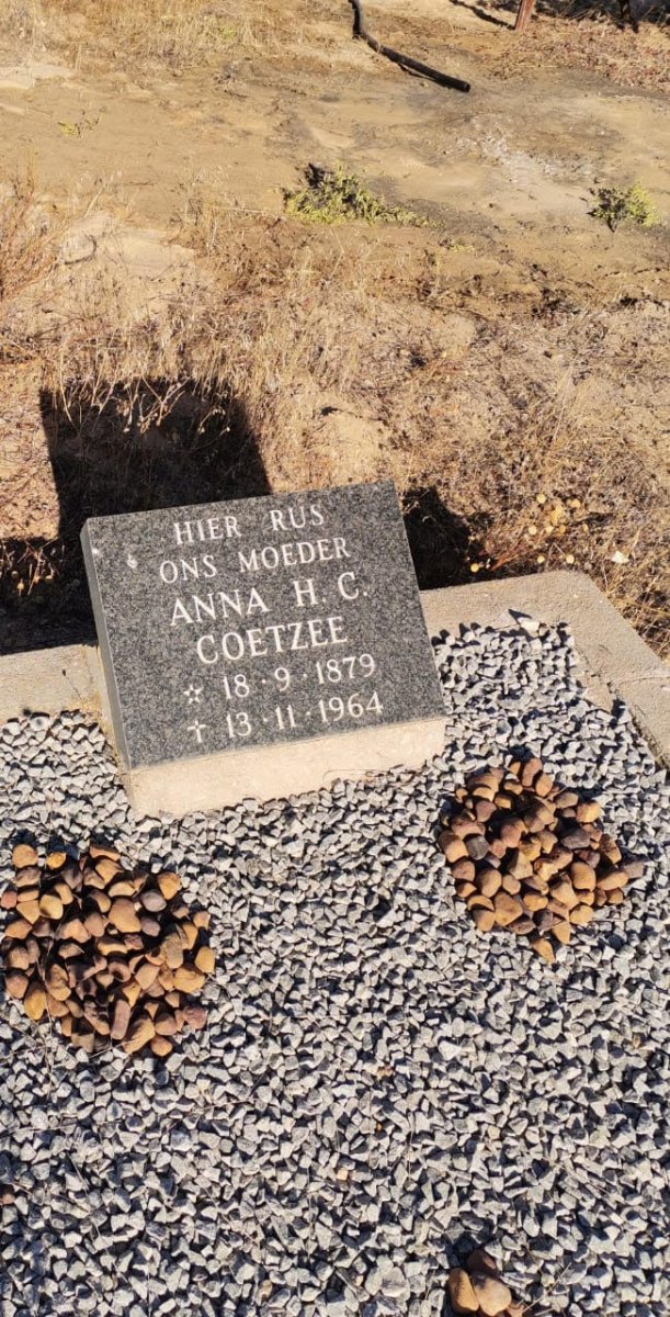 COETZEE Anna H.C. 1879-1964