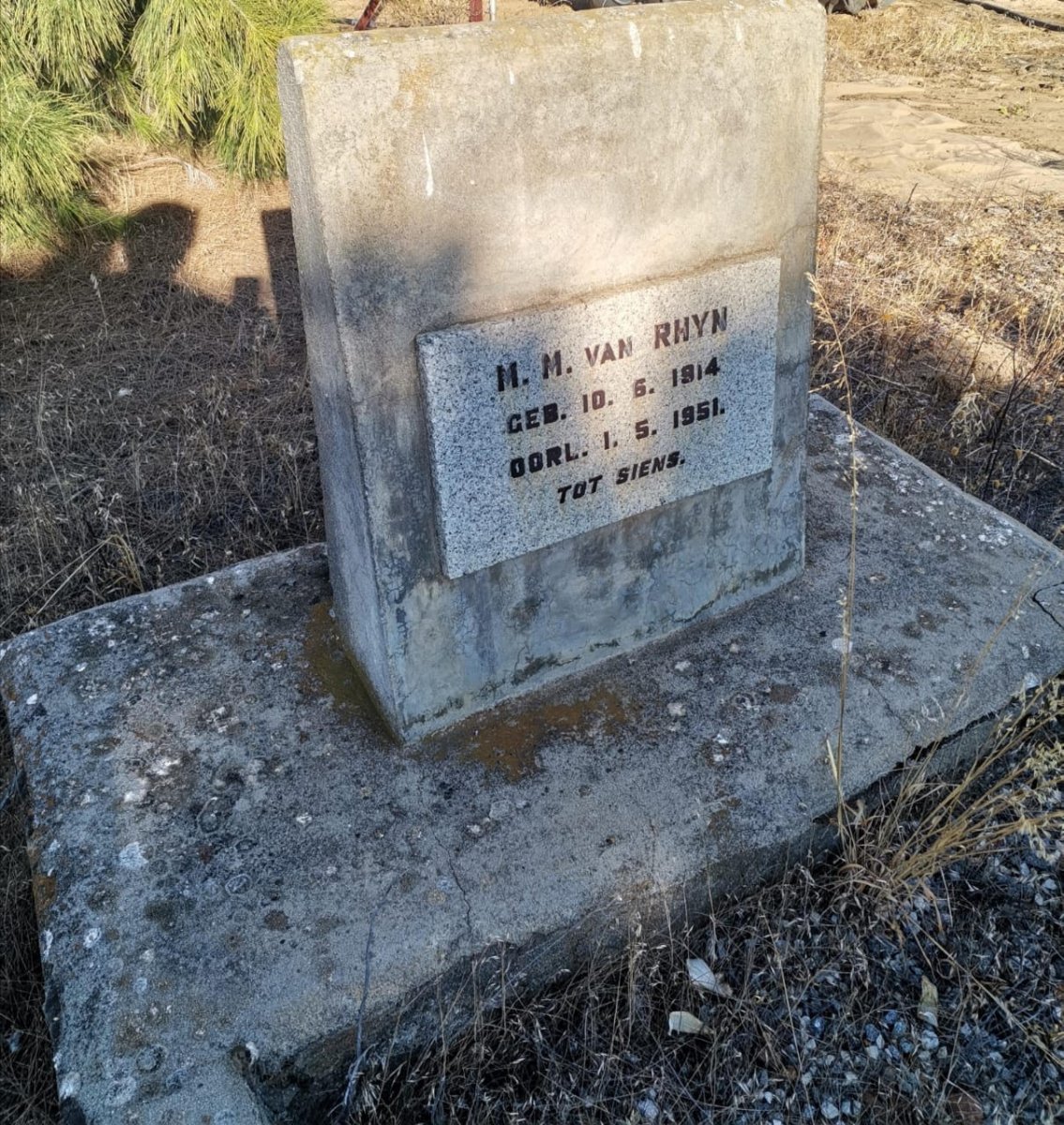 RHYN M.M., van 1914-1951
