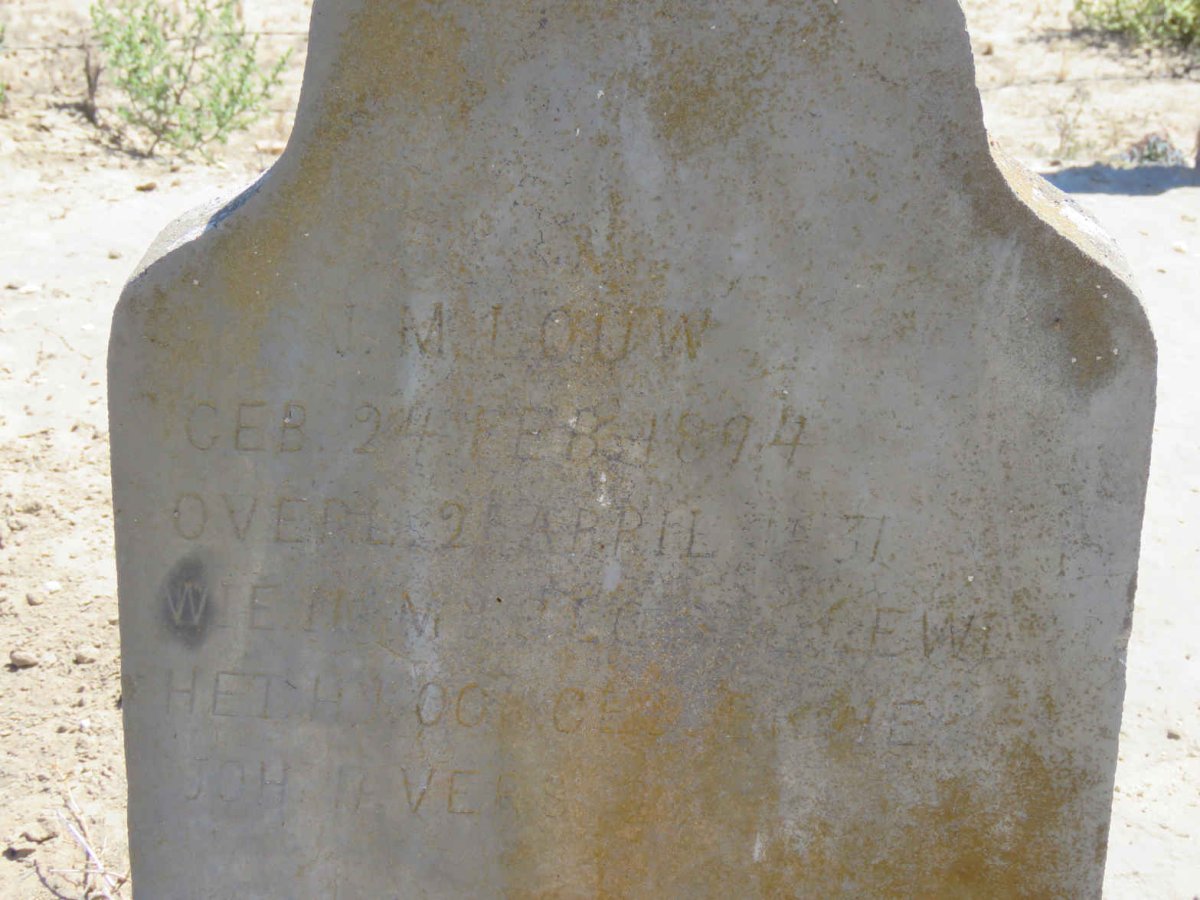 LOUW J.M. 1894-1931