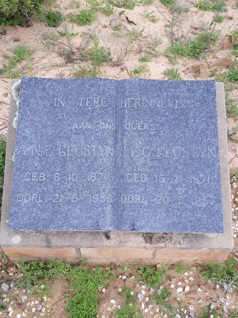 GEUSTYN A.N.E. 1871-1956 &amp; J.F.C. 1871-1957