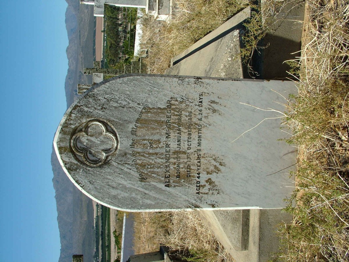 McGREGOR Alexander 1842-1886