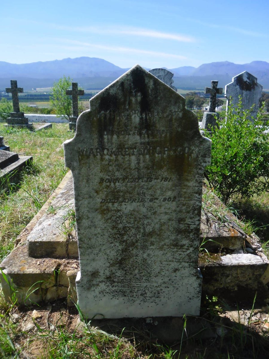 McGREGOR Margaret 1815-1902