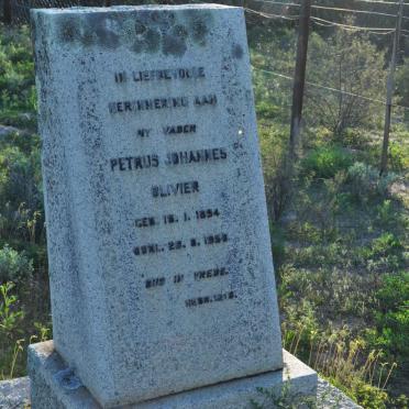 OLIVIER Petrus Johannes 18?4-195?