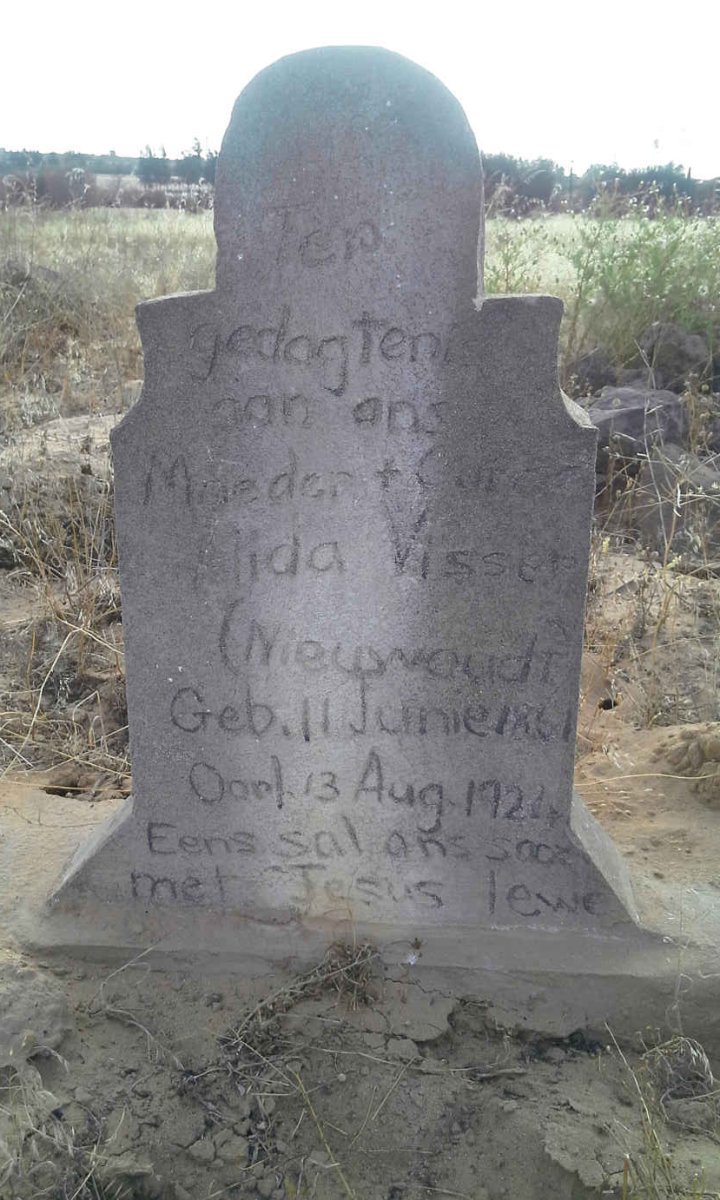 VISSER Cor? Alida nee NIEUWOUDT 1861-1924