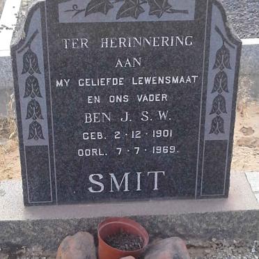 SMIT Ben J.S.W. 1901-1969