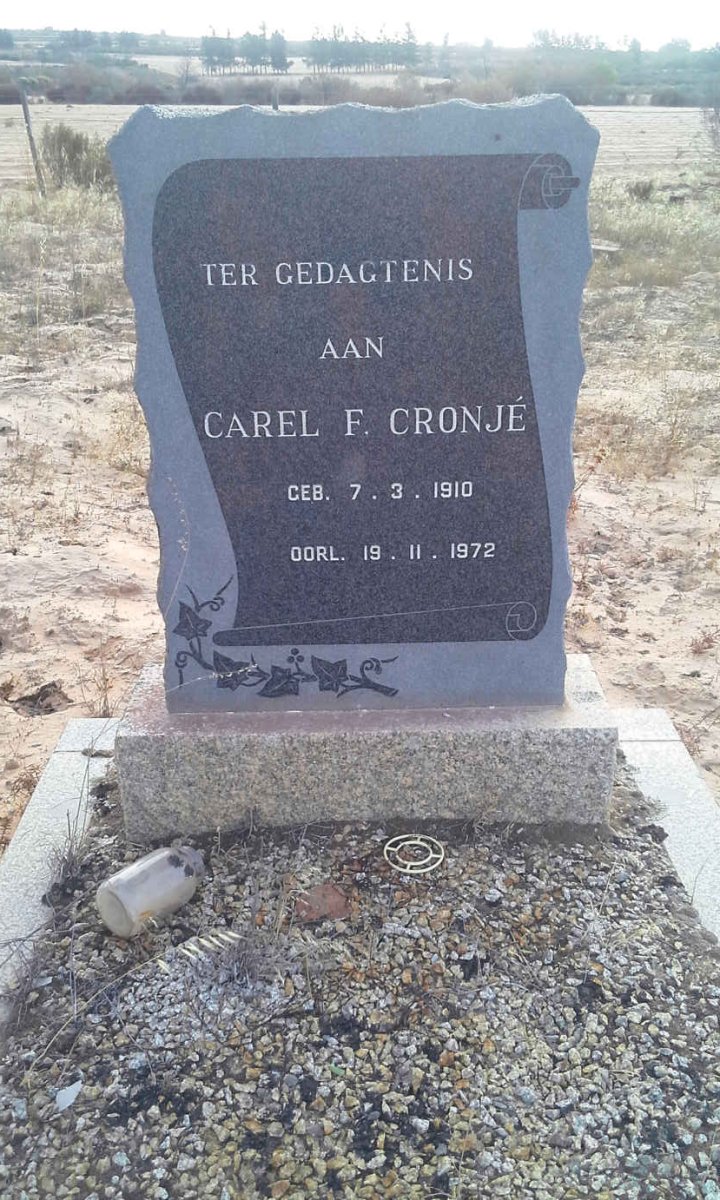 CRONJE Carel F. 1910-1972
