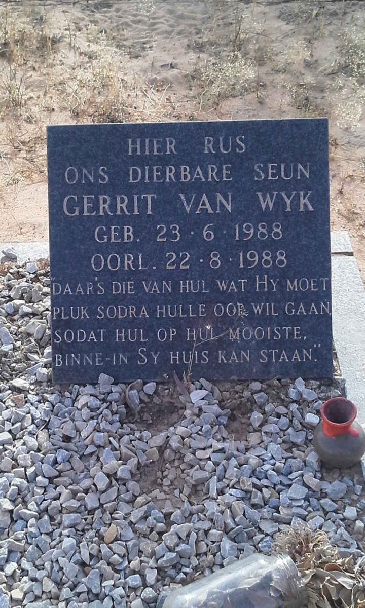 WYK Gerrit, van 1988-1988