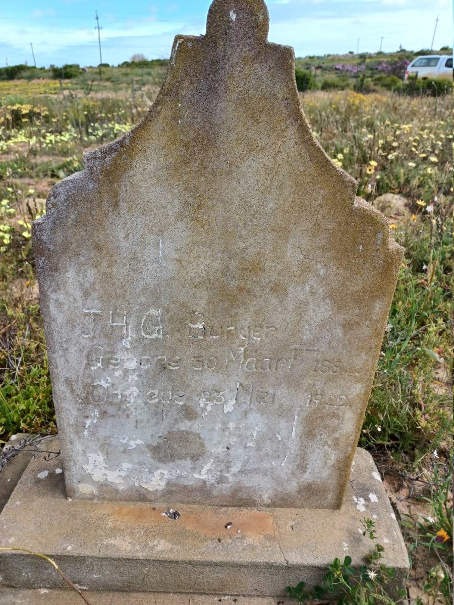 BURGER J.H.G 1884-1942