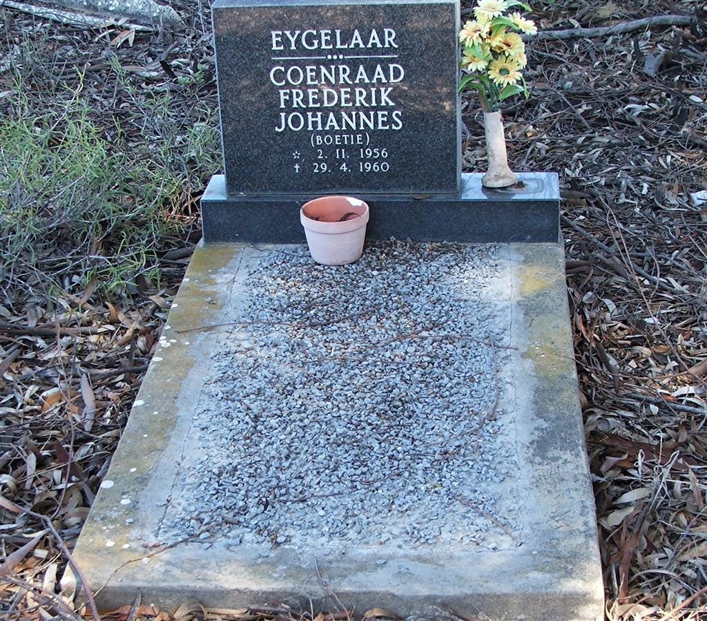 EYGELAAR Coenraad Frederik Johannes 1956-1960
