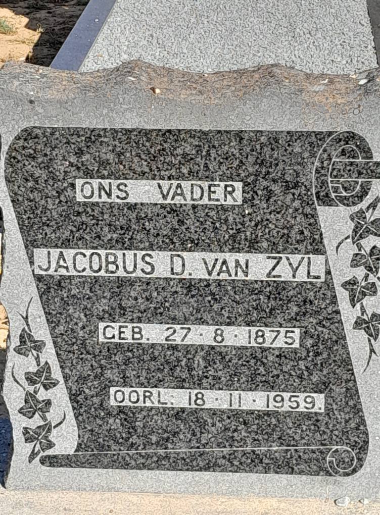 ZYL Jacobus D., van 1875-1959 