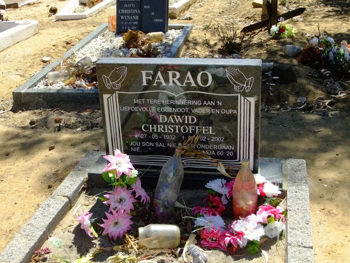 FARAO Dawid Christoffel 1932-2002