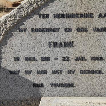 WAGENER Frank 1911-1969