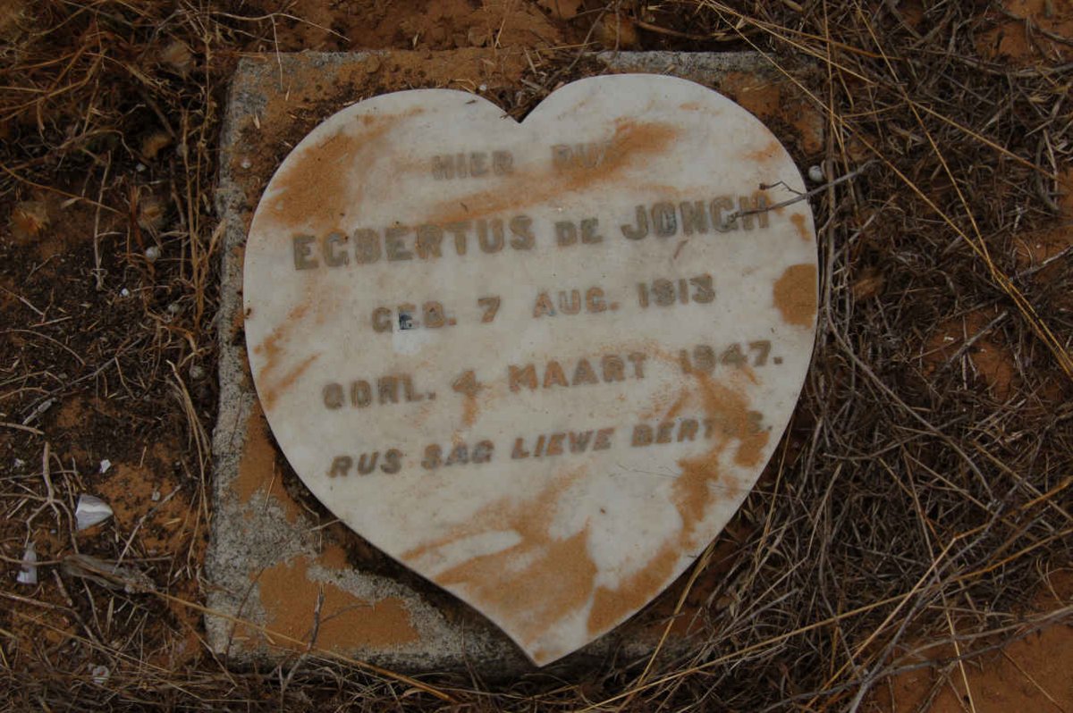 JONGH Egbertus, de 1913-1947
