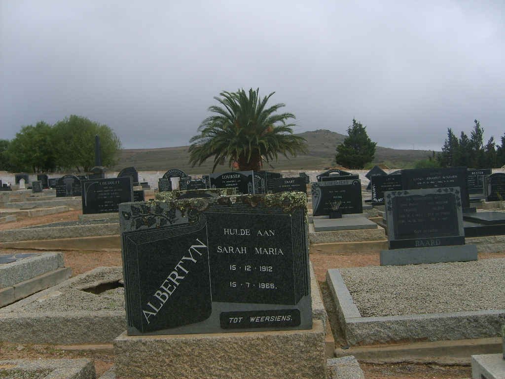 ALBERTYN Sarah Maria 1912-1966