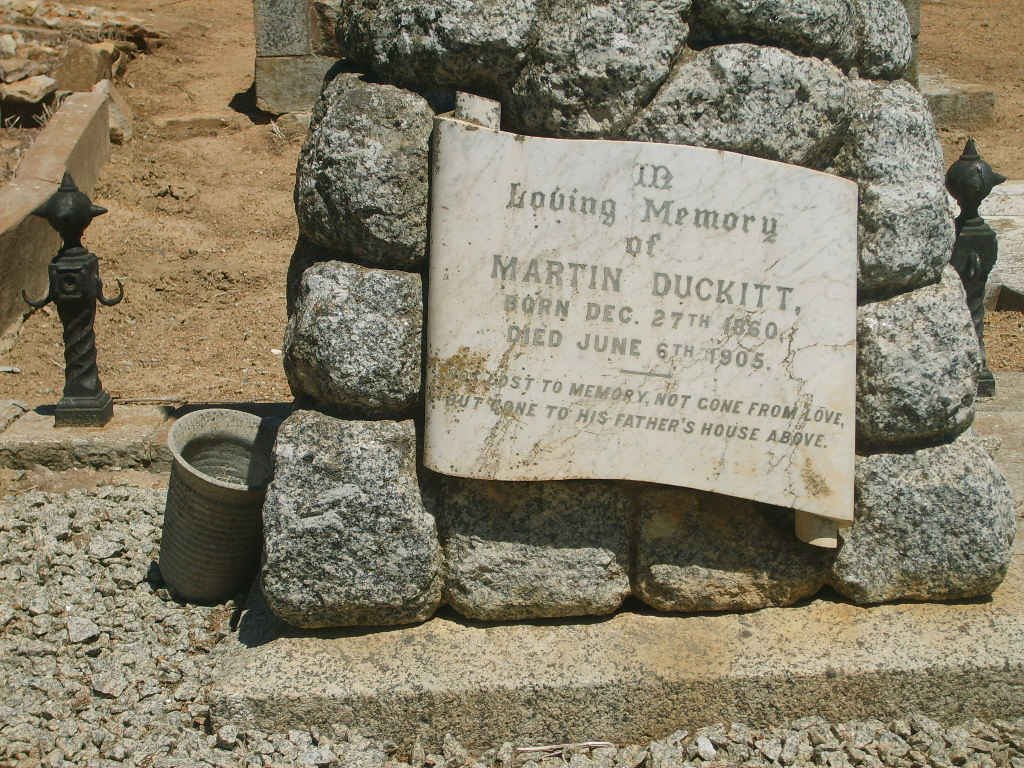 DUCKITT Martin 1860-1905
