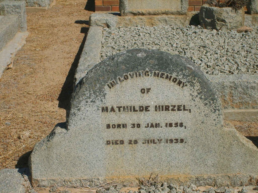 HIRZEL Mathilde 1856-1938