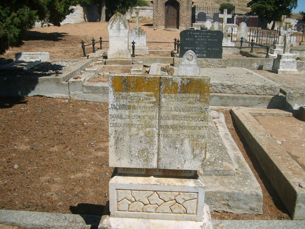 LOUBSER Jacobus 1845-1904 &amp; Susanna ACKERMAN 185?-1918