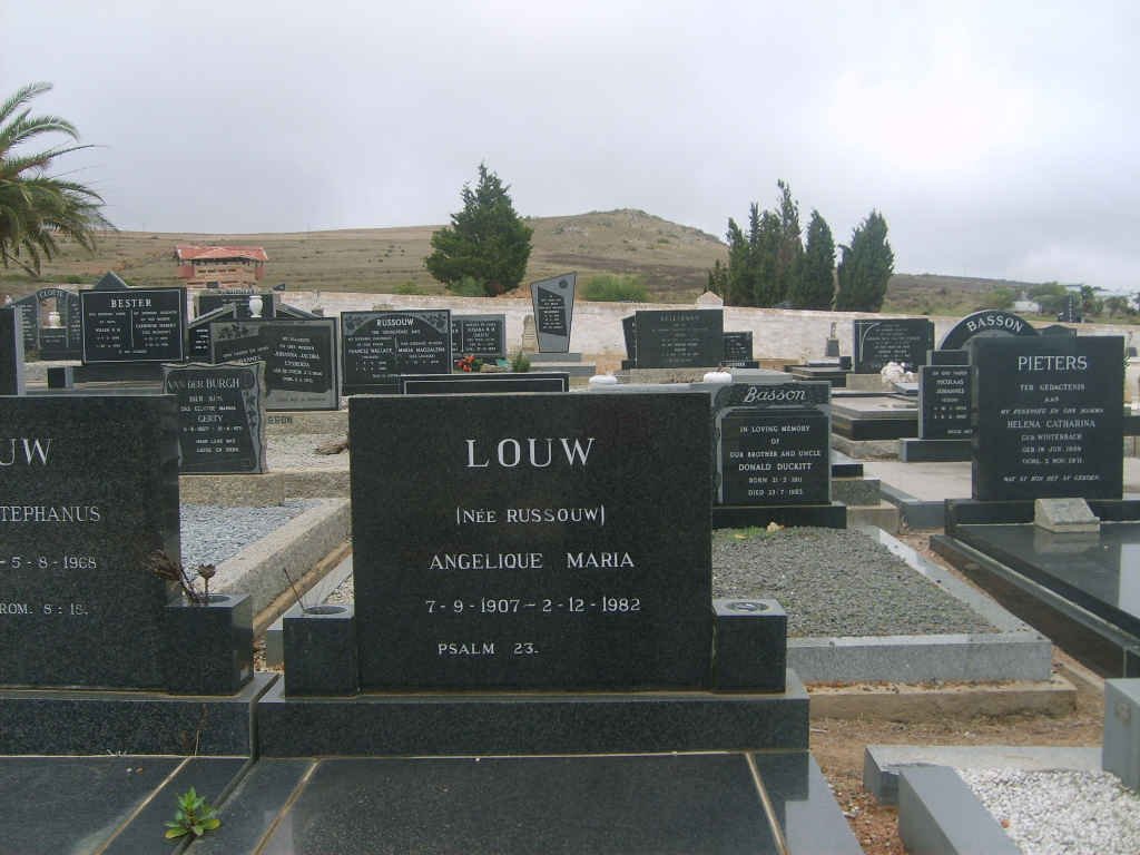 LOUW Angelique Maria nee RUSSOUW 1907-1982
