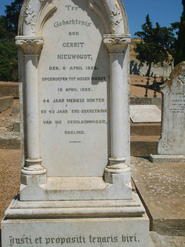 NIEUWOUDT Gerrit 1858-1929