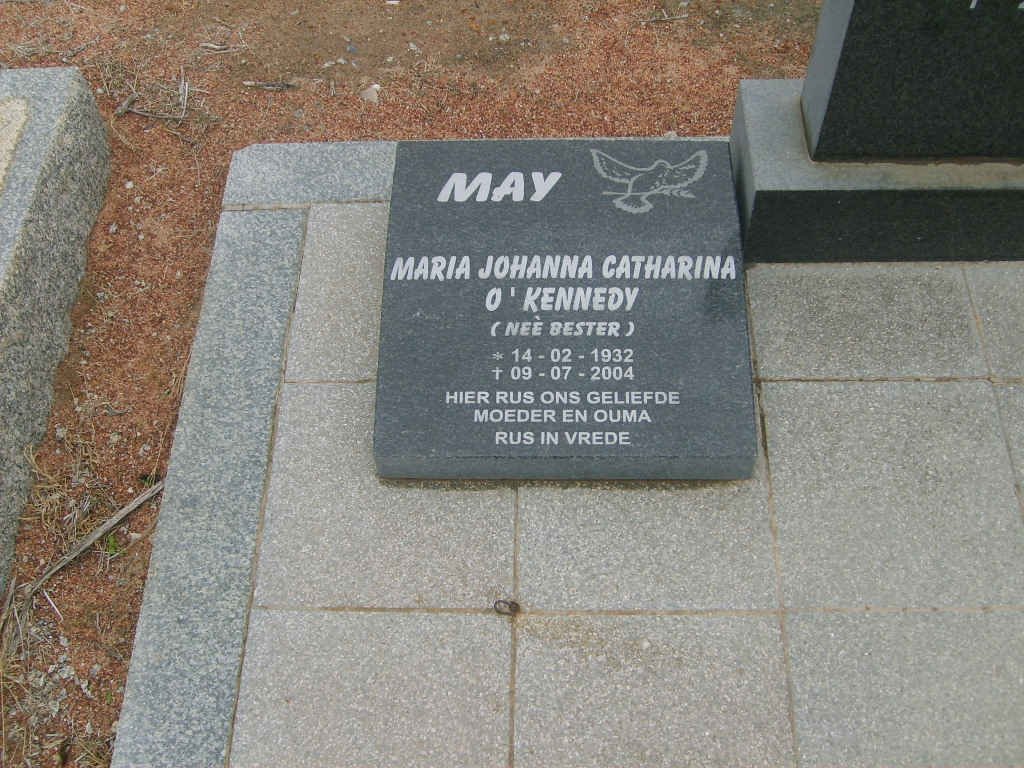 O'KENNEDY Maria Johanna Catharina nee BESTER 1932-2004