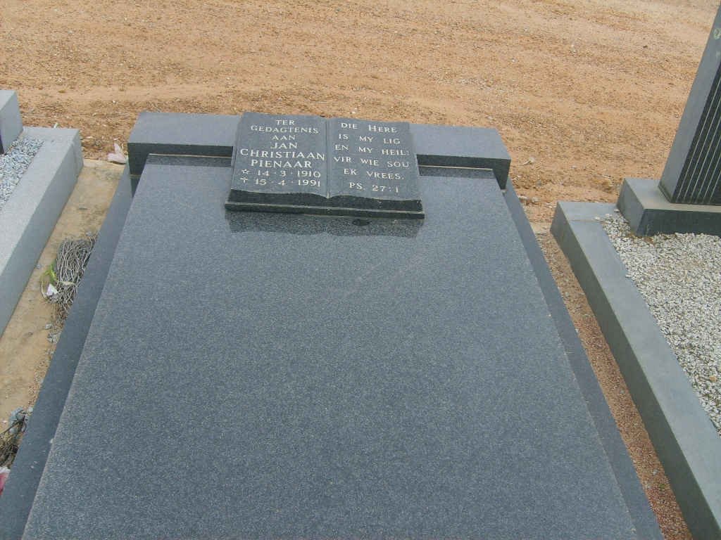 PIENAAR Jan Christiaan 1910-1991