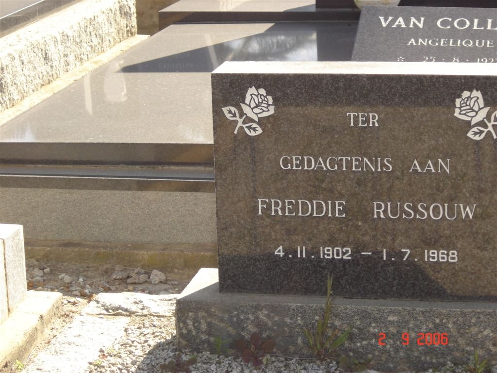 RUSSOUW Freddie 1902-1968
