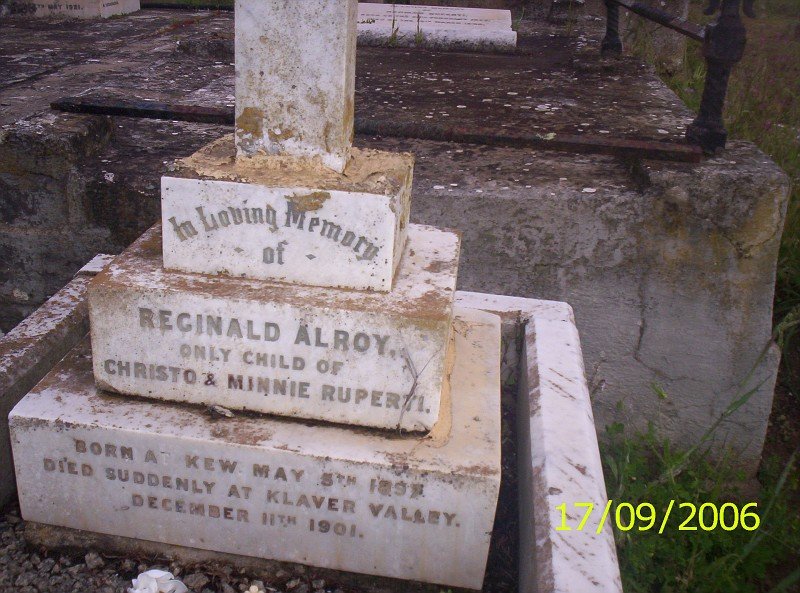 RUPERTI Reginald Alroy 1897-1901