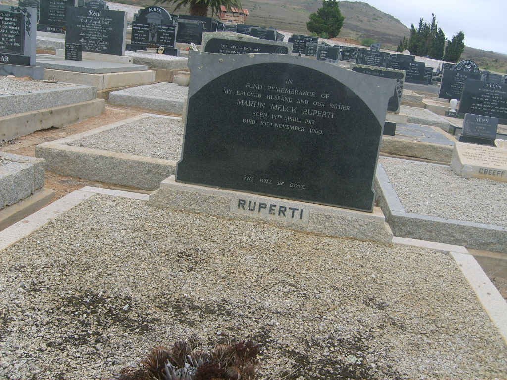 RUPERTI Martin Melck 1912-1960