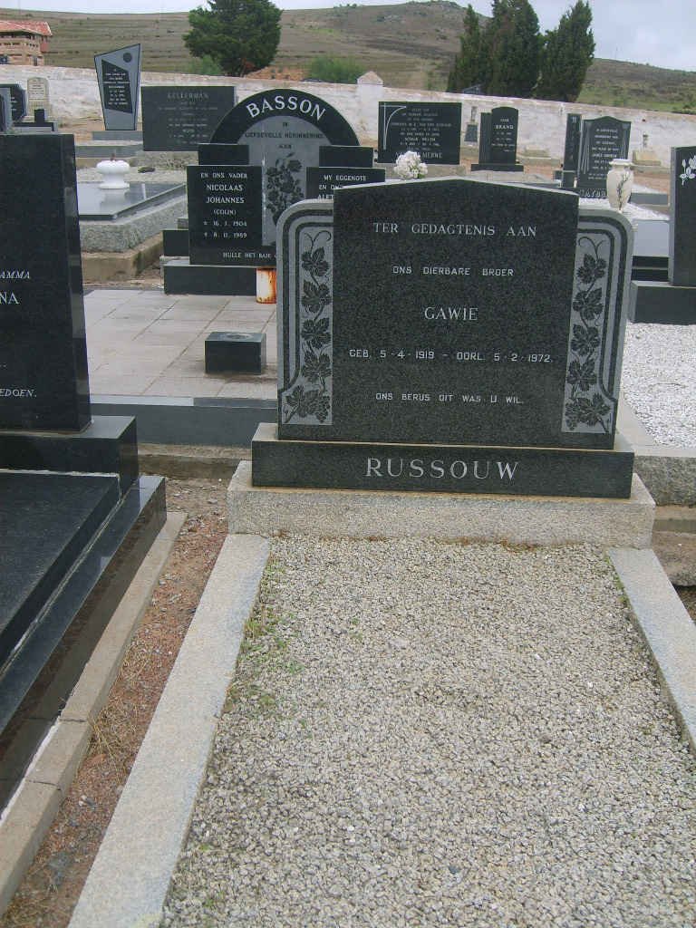 RUSSOUW Gawie 1919-1972