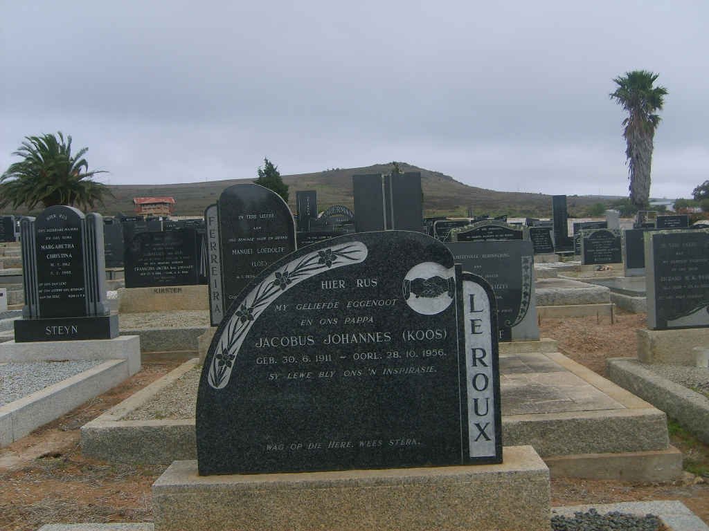 ROUX Jacobus Johannes, le 1911-1956