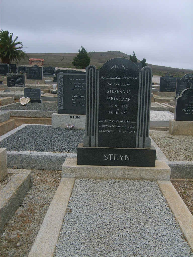 STEYN Stephanus Sebastiaan 1908-1961