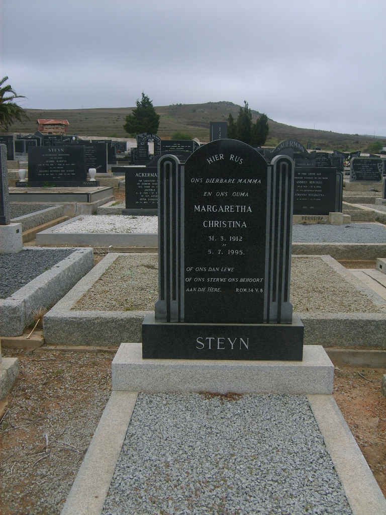 STEYN Margaretha Christina 1912-1995