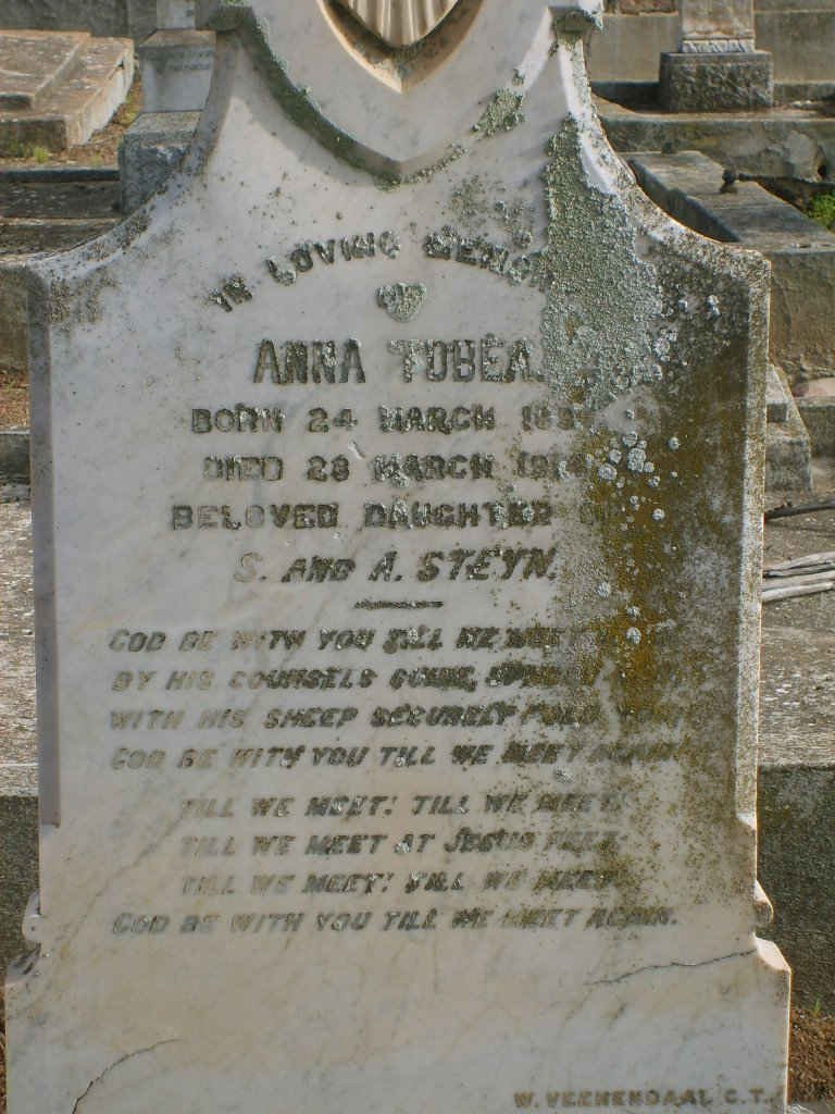 STEYN Anna Tobea 1899-1914