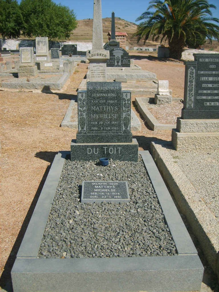 TOIT Matthys Michielse, du 1880-1965 :: DU TOIT Matthys Michielse 1924-1991